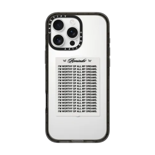 Dream On | iPhone 16 Pro Max / Impact Case MagSafe Compatible / Black | Image 1