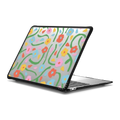 Pansies Pansies Pansies By LJMA | MacBook Air 13-inch (M1 / Intel) / MacBook Impact Case / Black | Image 1