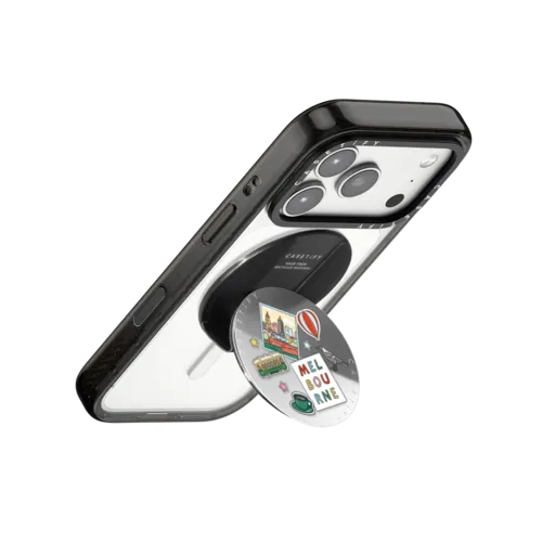 Melbourne Stickers | Snappy Grip Stand / Snappy Mirror Grip Stand MagSafe Compatible / Silver | Image 3