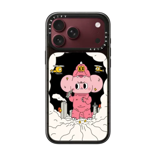Pink Monsters Starfy | iPhone 18 Pro Max / Impact Case MagSafe Compatible - Glossy / Glossy Black | Image 1