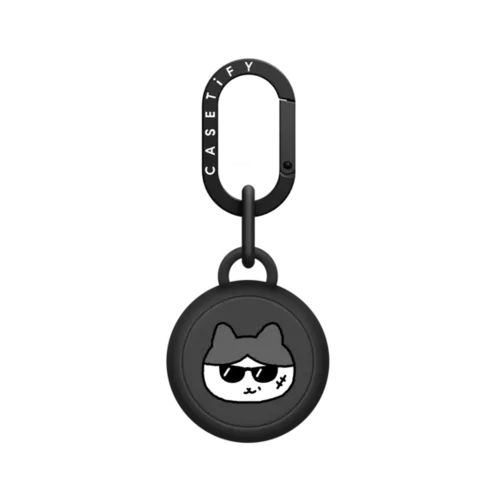 SUNGLASSES CAT BY NAMSEE | AirTag / AirTag Holder / Licorice | Image 1