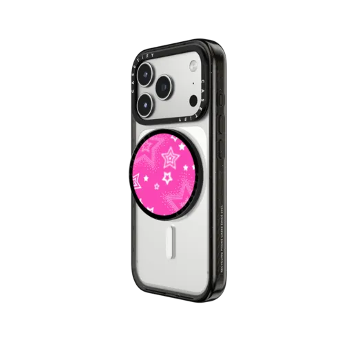 Pink Girly Punk Snappy Grip Stand | Snappy Grip Stand / Snappy Grip Stand MagSafe Compatible / Black | Image 2
