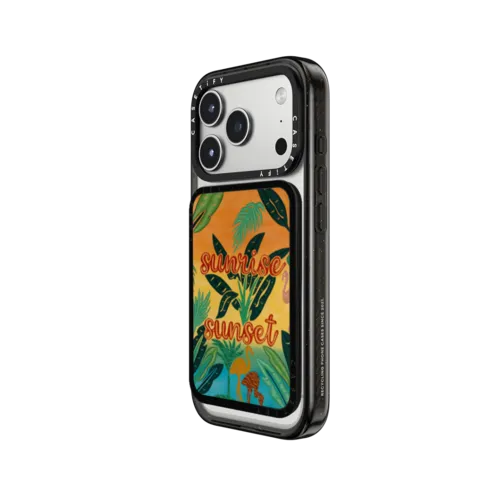 Sunrise Sunset | Snappy Cardholder Stand / Snappy Cardholder Stand MagSafe Compatible / Black | Image 2