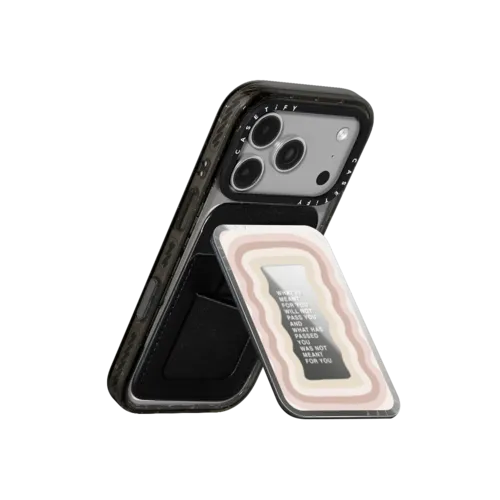 meant for you | Snappy Cardholder Stand / Snappy Mirror Cardholder Stand MagSafe Compatible / Silver | Image 3