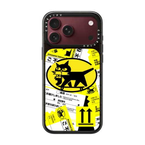 CATSK8 DELIVERY | iPhone 18 Pro Max / Impact Case MagSafe Compatible - Glossy / Glossy Black | Image 1
