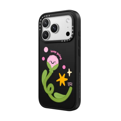Spring Tulip | iPhone 17 Pro Max / Impact Case MagSafe Compatible / Matte Black | Image 2