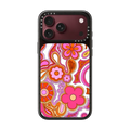 Retro Flower Power by Illustrated By Charlie | iPhone 18 Pro Max / Impact Case MagSafe Compatible - Glossy / Glossy Black | Image 1