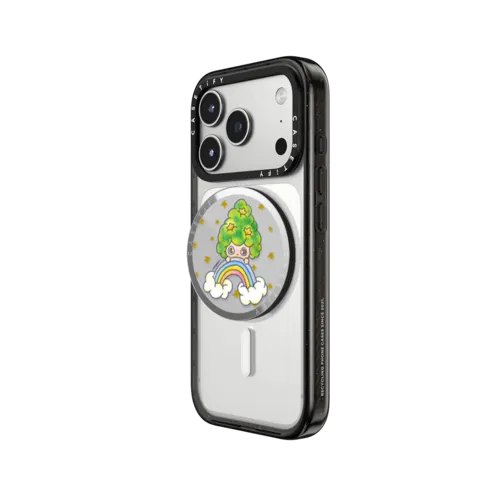 Rainbow Rinkle Snappy Grip Stand | Snappy Grip Stand / Snappy Mirror Grip Stand MagSafe Compatible / Silver | Image 2