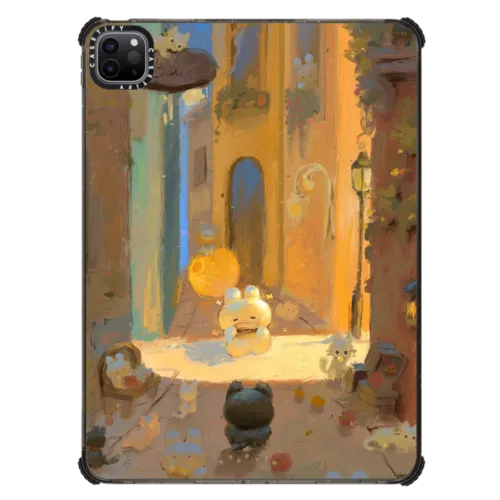 City Of Cats | iPad Pro 11-inch (3rd/4th gen) / iPad Impact Case / Black | Image 1