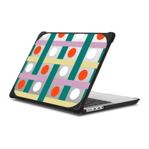 Picnic by Katie Benn | MacBook Pro 14-inch (M1 - M5) / MacBook Bounce Case / Black | Image 1