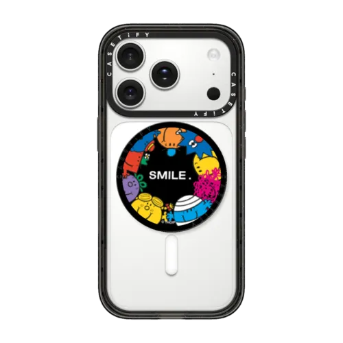 Mr. Men Little Miss Around You Custom Snappy Grip Stand | Snappy Grip Stand / Snappy Grip Stand MagSafe Compatible / Black | Image 1