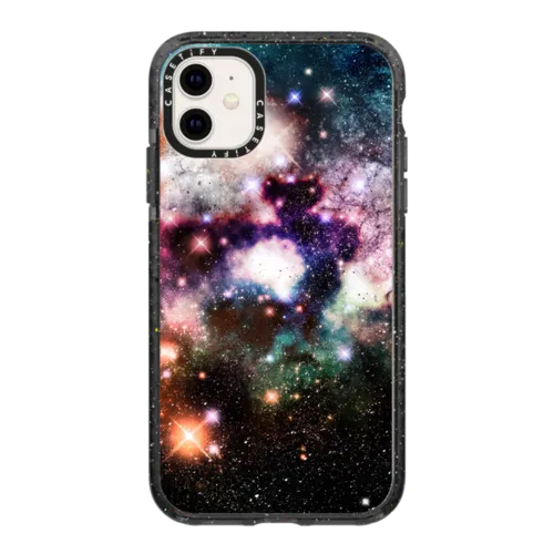 Nebula Galaxy Stars | iPhone 11 / Impact Case / Black | Image 1