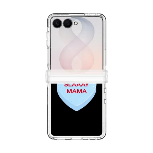Slay Mama - Back to Black | Galaxy Z Flip8 / Impact Clear Magnetic Case / Clear | Image 1