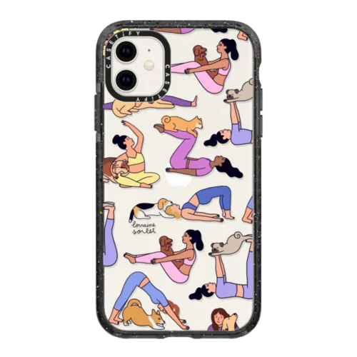 YOGI DOGS | iPhone 11 / Impact Case / Black | Image 1