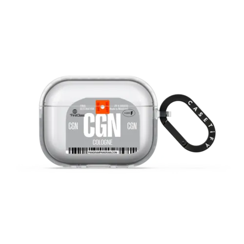 Airport Luggage Tag - Issue 2 - CGN | AirPods Pro 3 / Earbuds Impact Case / Frost | Image 1