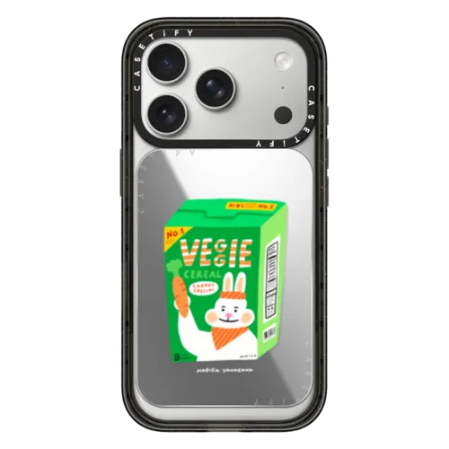 Veggie Cereal | Snappy Cardholder Stand / Snappy Mirror Cardholder Stand MagSafe Compatible / Silver | Image 1
