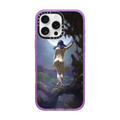 Moon's Rapture by Frazetta Girls | iPhone 16 Pro Max / Impact Case MagSafe Compatible / Glitter Purple | Image 1