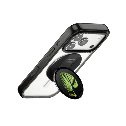 Pierced Anthurium | Snappy Grip Stand / Snappy Grip Stand MagSafe Compatible / Black | Image 3