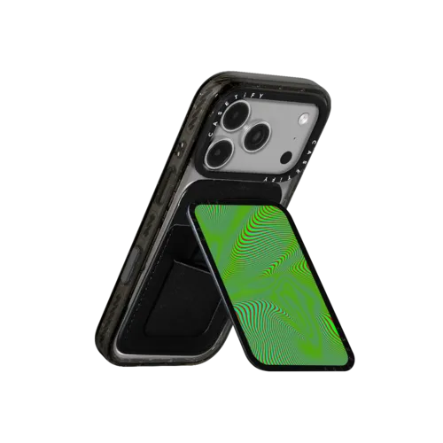 Optical Green Snappy Cardholder Stand | Snappy Cardholder Stand / Snappy Cardholder Stand MagSafe Compatible / Black | Image 3