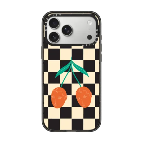 Merry Cherry | iPhone 17 Pro Max / Impact Case MagSafe Compatible / Black | Image 1