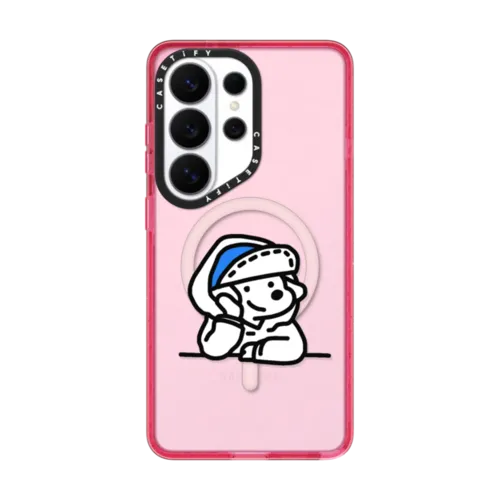 mini JOHN (Lover) | Galaxy S26 Ultra / Impact Magnetic Case / Primrose Pink | Image 1