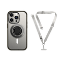 Secure Your Phone Set - Snappy Mirror Ring Holder MagSafe Compatible & 2-in-1 Utility Lanyard (Silver) | Image 1