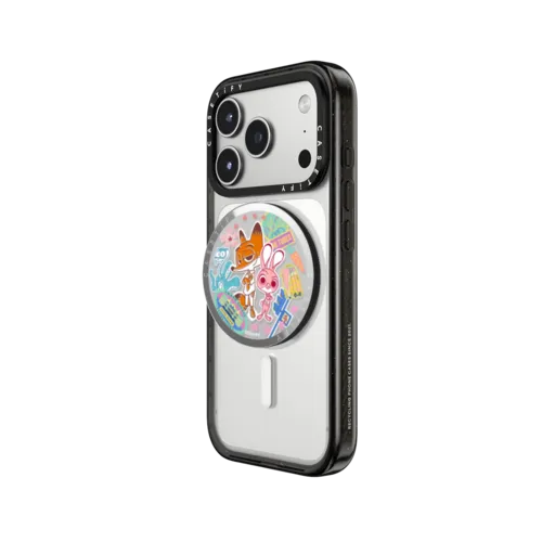 Zootopia 2 Stickermania Snappy Grip stand | Snappy Grip Stand / Snappy Mirror Grip Stand MagSafe Compatible / Silver | Image 2