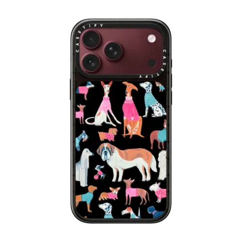 Dogs by Grace Andersson | iPhone 18 Pro Max / Impact Case MagSafe Compatible - Glossy / Glossy Black | Image 1