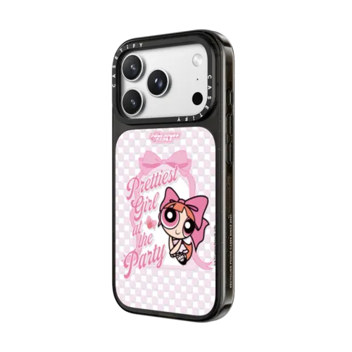 The Powerpuff Girls Phone Case - Blossom | iPhone 18 Pro Max / Impact Case MagSafe Compatible - Glossy / Glossy Black | Image 2