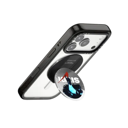 Solo Leveling Shadow IGRIS Snappy Grip Stand | Snappy Grip Stand / Snappy Mirror Grip Stand MagSafe Compatible / Silver | Image 3