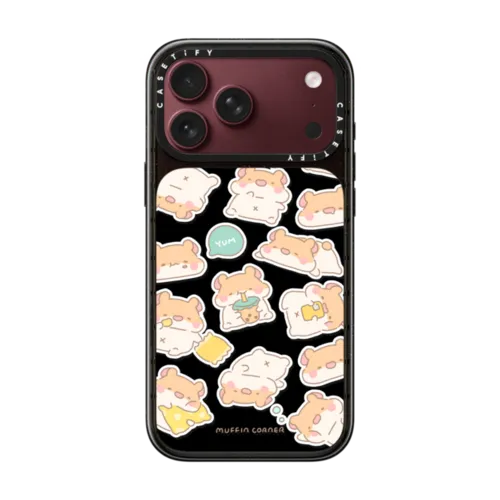 Relax with Muffinmaru | iPhone 18 Pro Max / Impact Case MagSafe Compatible - Glossy / Glossy Black | Image 1
