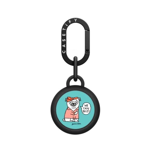 We Can Do It! | AirTag / AirTag Holder / Licorice | Image 1