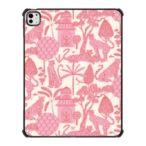 Cheetah Paradise | iPad Pro 13-inch (M4/M5) / iPad Impact Case / Black | Image 1