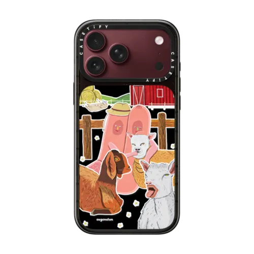 My Friend's Best Nostrils | iPhone 18 Pro Max / Impact Case MagSafe Compatible - Glossy / Glossy Black | Image 1