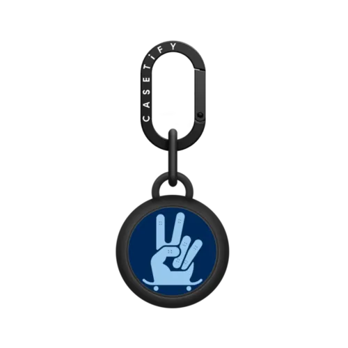 RM Peace Sign Skateboard | AirTag / AirTag Holder / Licorice | Image 1