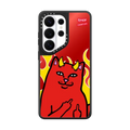 Lord Devil Case | Galaxy S26 Ultra / Mirror Magnetic Case / Silver on Black | Image 1