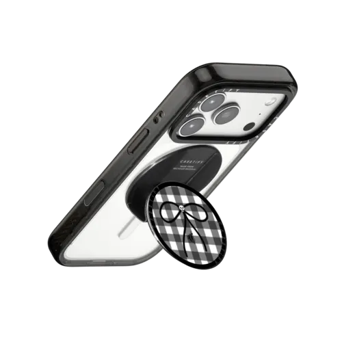 Skull Bow | Snappy Grip Stand / Snappy Grip Stand MagSafe Compatible / Black | Image 3