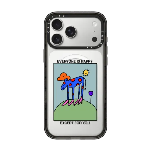 Everyone is Happy | iPhone 17 Pro Max / Impact Case MagSafe Compatible / Black | Image 1