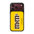 M&M'S Classic Logo Yellow Case - CASETiFY Edition | iPhone 18 Pro Max / Impact Case MagSafe Compatible - Glossy / Glossy Black | Image 1