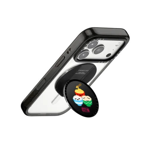 You Are What You Eat Carbs | Snappy Grip Stand / Snappy Grip Stand MagSafe Compatible / Black | Image 3