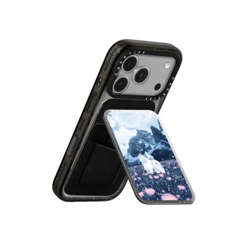 You in the flower garden | Snappy Cardholder Stand / Snappy Mirror Cardholder Stand MagSafe Compatible / Silver | Image 3