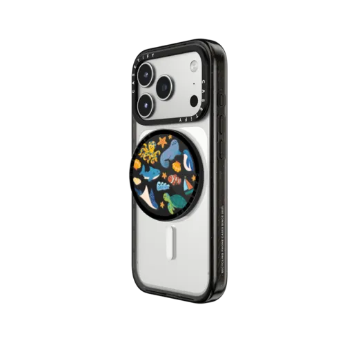 Deep Ocean Wonders | Snappy Grip Stand / Snappy Grip Stand MagSafe Compatible / Black | Image 2