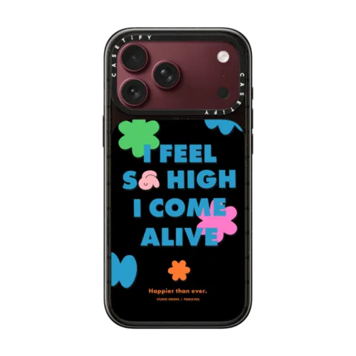 PINK&VEN ALIVE | iPhone 18 Pro Max / Impact Case MagSafe Compatible - Glossy / Glossy Black | Image 1