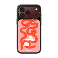 Ribbon Love in Cherry | iPhone 18 Pro Max / Impact Case MagSafe Compatible - Glossy / Glossy Black | Image 1