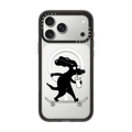 Dog on a Skate | iPhone 17 Pro Max / Impact Case MagSafe Compatible / Black | Image 1