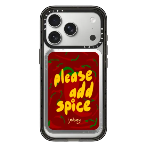 Please Add Spice | Snappy Cardholder Stand / Snappy Mirror Cardholder Stand MagSafe Compatible / Silver | Image 1