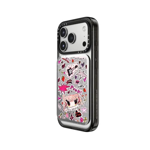 Kira Kira Rock | Snappy Cardholder Stand / Snappy Mirror Cardholder Stand MagSafe Compatible / Silver | Image 2