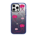Water Lily Bow | iPhone 16 Pro Max / Impact Case MagSafe Compatible / Glitter Indigo | Image 1