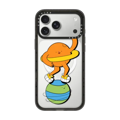 Space Party | iPhone 17 Pro Max / Impact Case MagSafe Compatible / Black | Image 1