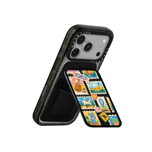 The Big Lap Road Trip | Snappy Cardholder Stand / Snappy Cardholder Stand MagSafe Compatible / Black | Image 3
